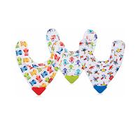 Nuby Bavaglino bandana con angolo massaggiagengive 3m+