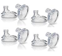 Nuby - Beccucci di ricambio senza fuoriuscite, 6 mesi