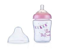 Nuby Biberon Little Moments Blue Con Tettarella In Siliconemedicale Flusso Lento