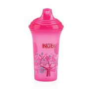 Nuby Bicchiere antigoccia, 270 ml, 9 mesi, rosa