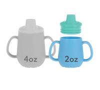 Nuby Bicchiere da apprendimento Silicone | 3 fasi | 120 ml | 6+ Mesi