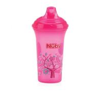 Nuby Bicchiere Tazza con beccuccio antigoccia 270 ml 9 mesi+ rosa