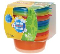 Nuby Bowl And Lid 300 ml 6 pz Tazza
