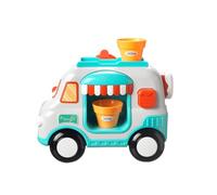 Nuby Camion dei Gelati con Bolle di Sapone - Giocattolo da Bagno con Ventosa - Giocattolo d’Acqua Interattivo - Da 3 Mesi