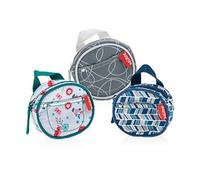 Nuby Ciuccio igienico Paci-Pouch Combo per Viaggio, Set di 3
