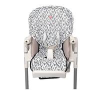 Nuby Copertura per seggiolone, protegge da fuoriuscite e briciole, resistente all'acqua, stampa con pennellate