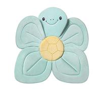 Nuby - Cuscino da bagno a forma di tartaruga per bambini - Morbido cuscino da bagno - Per vasca da bagno o lavandino - Con imbottitura pieghevole - Blu - 0-6 mesi