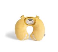 Nuby Cuscino da viaggio per bambini, comodo poggiatesta, lavabile in lavatrice, design carino, adatto dai 12 mesi (leone)