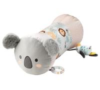 Nuby Cuscino Tummy Time Animal Adventures - Supporto per il tempo a testa in giù - Giocattoli sensoriali - Specchio sicuro per neonati - Peluche - Dalla nascita