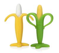 Nuby Dentifricio Soothing Banana & Corn, Confezione da 2