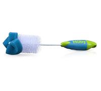 Nuby Easy grip bottiglia e capezzolo Brush con punta in spugna per aree difficili da raggiungere (blu, verde)