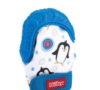 Nuby Guantino Massaggiagengive Happy Hands Blu