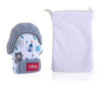 Nuby Guantino Massaggiagengive Happy Hands Grigio