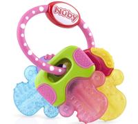 Nuby IcyBite Teether ID567 - Chiavi massaggiagengive con gel 3m+, multicolore
