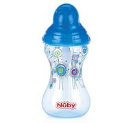 Nuby Tazza Flip-It Con Cannuccia Anti-Goccia Azzurra