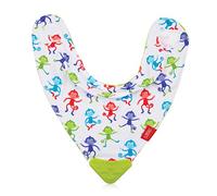 Nuby ID4290GREEN Bavaglino con massaggiagengive - Verde