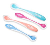 Nuby ID5278 Cucchiaini Termosensibili, colori assortiti