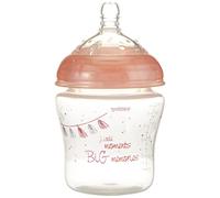 Nuby Id68059Pink-Lm Biberon Little Moments 180 ml, Rosa