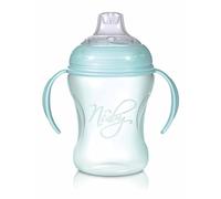 Nûby ID69002 - Tazza per imparare a bere, 240 ml, a partire da 6 mesi, trasparente