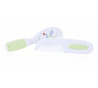 Nuby Id711Green-Lm Set Spazzola e Pettine Little Moments