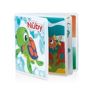 Nuby Libro da Bagno Animali Marini, Pagine Impermeabili, 0+ Mesi