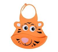 Nuby mono e tigre - Bavaglino Silicone Rullo, modelli assortiti