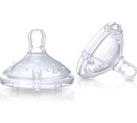 Nuby NT67693 Natural Touch Tettarella in Silicone, Flusso Extra Lento