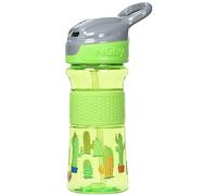 Nuby NV0414021GREEN, Borraccia Flip-It Realizzata In Tritan con Beccuccio Morbido - 360Ml - Rosa - 3Anni+ - 360 ml