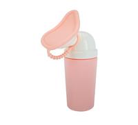 Nuby Orinatoio da viaggio per ragazza, design ergonomico a imbuto, vasino portatile a prova di perdite per addestramento al WC, compatto per bambini, essenziale da viaggio, facile da usare e