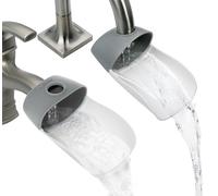 Nuby Prolunga per rubinetto 2 in 1 per bambini, confezione da 2 - prolunga per lavello per bagno o cucina, facile da usare, per il lavaggio delle mani dei bambini