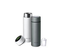 Nuby RapidCool Preparatore Biberon Portatile, Twin Pack, Bianco | Prepara il biberon in 2 minuti, con borraccia termica & coperchio digitale, ideale per viaggi & poppate notturne