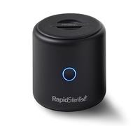 Nuby RapidSterilise+ - Sterilizzatore portatile UV per bambini, realizzato per RapidBottle e RapidCool, 30 utilizzi per carica, ricarica USB, spegnimento automatico, uccide il 99,9% dei batteri in 1