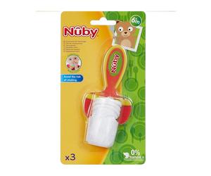 Nuby Retine Di Ricambio Per Nibbler Confezione da 3 Pezzi