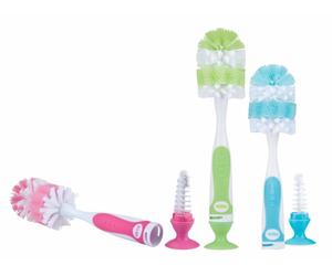 Nuby Scovolino per biberon e tettarelle con ventosa