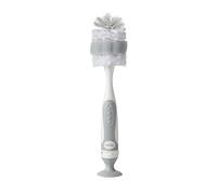 Nuby Spazzola Nylon 2-in-1 per Pulizia Biberon e Tettarelle con Ventosa
