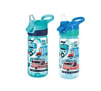 Nuby Super Quench Borraccia anti-fuoriuscite, per bambini, 540 ml, maniglia per il trasporto, a flusso libero, lavabile in lavastoviglie e sterilizzatore, adatto per bambini dai 18 mesi in su,