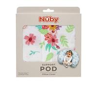 Nuby Support Pod - Federa per cuscino di Dr. Talbot's, stampa floreale brillante