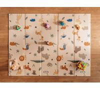 Nuby Tappeto Gioco Bebè Imbottito Pieghevole e Reversibile Tappetino Leggero e