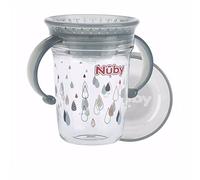 Nuby Tazza in Tritan 360 Wonder Cup con manici Grigio 240ml