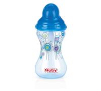 Nuby Tazza Flip-It Con Cannuccia Anti-Goccia Azzurra
