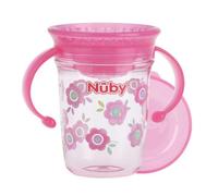Nuby - tazza 360 gr 6m mano rosa - 1 Pezzo