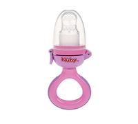 Nuby - The Nibbler - Mordicchio di silicone senza BPA - Rosa - 6m+