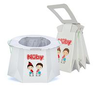 Nuby Vasino da Viaggio Monouso con Fodera - Vasino Pieghevole e Portatile; Vasino per Bambini Essenziale per Campeggio, Viaggi e Gite in Auto - Vasino da Viaggio per Bambini, 1 Pezzo