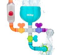 Nuby Wacky Waterworks Gioco Bagnetto Interattivo 10 Pezzi, 18+ Mesi | Stimola la