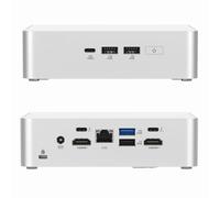 NUC 15 Pro+ NUC15CRSU5 - Elegante mini PC con processore Intel Core Ultra 5 225H, grafica ad arco, Dual HDMI, Thunderbolt 4, ideale per lavoro, giochi e creatività (64 GB di RAM + SSD da 4 TB)