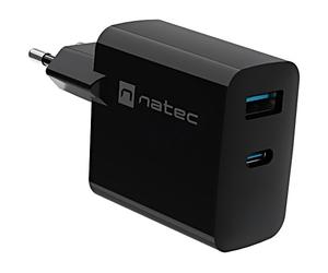 NUC-2143 Alimentatore: Connettore Impulso 5-20VDC 3A 45W 90x51x29mm Nero NATEC