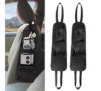 Nucalt 2 Pezzi Organizer Auto con 3 Porta Oggetti per Porta Oggetti per Auto Proteggi Sedile Bambini Posteriore Il Tessuto Oxford è Impermeabile e Facile da Pulire