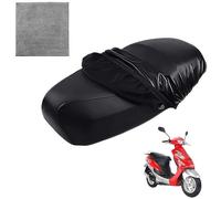 Nucalt Coprisella Universale Taglia 75x38 Cm, Telo Impermeabile Coprisedile per scooter, 1 pezzo, per sedili grandi, impermeabile, antipioggia, antipolvere e protezione solare (nero)