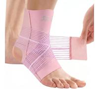 NuCamper Cavigliera Ortopedica, Supporto Cavigliera Sportiva Regolabile Uomo/Donna Tutore Caviglia a Compressione per Distorsioni Danni ai Legamenti Tendine D'achille Traspirante Corsa Calcio Fitness