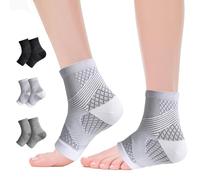 NuCamper Cavigliera Sportiva, Caviglieras Ortopedica per Distorsione Donna/Uomo, Compressione Supporto, Elastica, Tutore Caviglia per Danni ai Legamenti, Caviglies Deboli, Tendinite di Achille Artrite